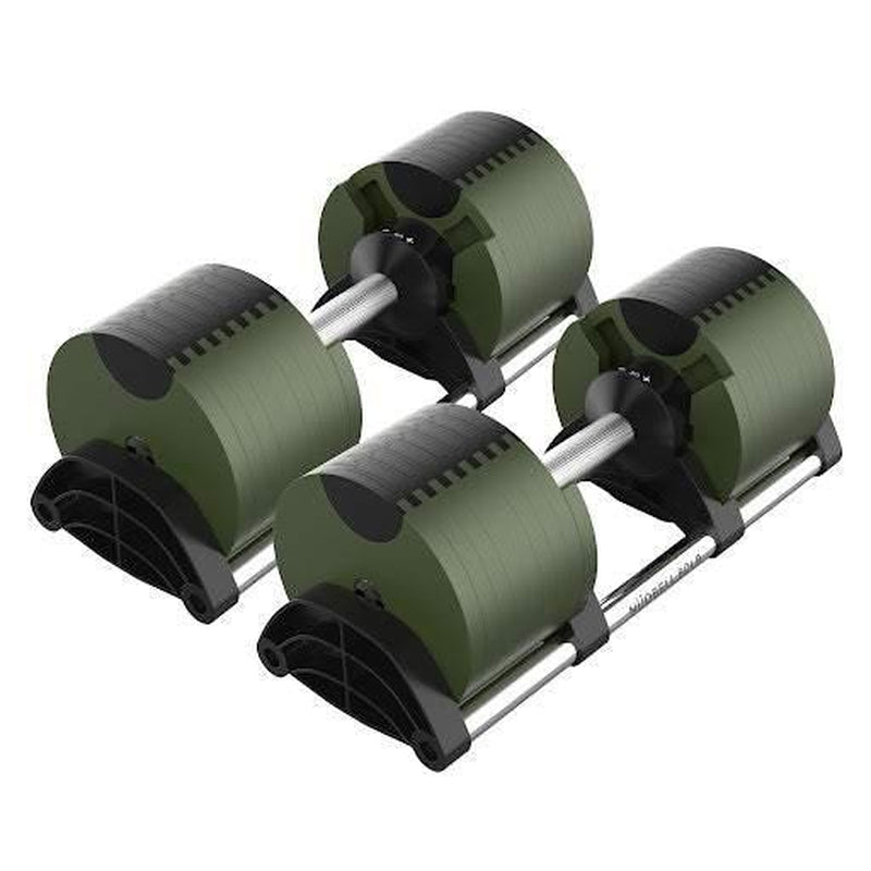 NUOBELL Adjustable Dumbbell Set 5-80 Lbs