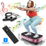 【Saygogo】Vibration Plate Exercise Machine - Bluetooth Whole Body Workout Vibration Fitness Platform W/ Loop Bands - Home Training Equipment for Weight & Toning 300LBS