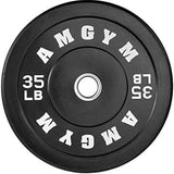 LB Bumper Plates Olympic Weight Plates, Bumper Weight Plates, Steel Insert, Strength Training.