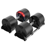 NUOBELL Adjustable Dumbbell Set 5-80 Lbs