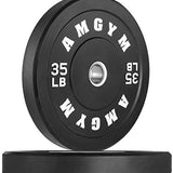 LB Bumper Plates Olympic Weight Plates, Bumper Weight Plates, Steel Insert, Strength Training.