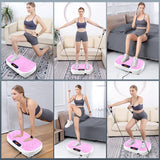 【Saygogo】Vibration Plate Exercise Machine - Bluetooth Whole Body Workout Vibration Fitness Platform W/ Loop Bands - Home Training Equipment for Weight & Toning 300LBS