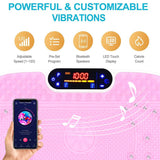 【Saygogo】Vibration Plate Exercise Machine - Bluetooth Whole Body Workout Vibration Fitness Platform W/ Loop Bands - Home Training Equipment for Weight & Toning 300LBS