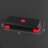 Adjustable Aerobic Pedals Home Gym Training Fitness Aerobic Stepper Wear Resistant Non Slip Sturdy Durable Pedal Stepper Board